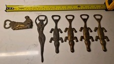 Various Vintage brass beer