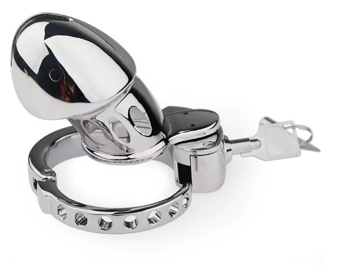 Male metal chastity - male,