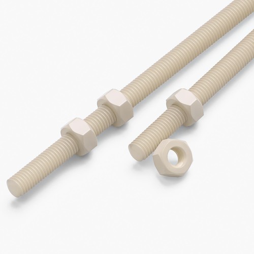 Natural pa66 m10 200 - 200, mm