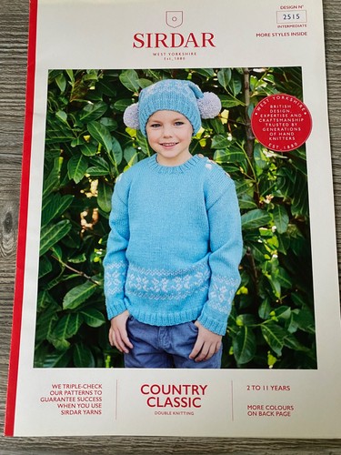 Sirdar knitting pattern - pattern:, boys