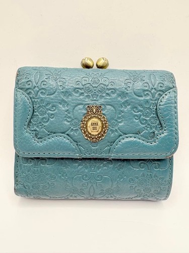Anna sui trifold - wallet, blue
