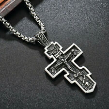 Mens Russian Orthodox Crucifix