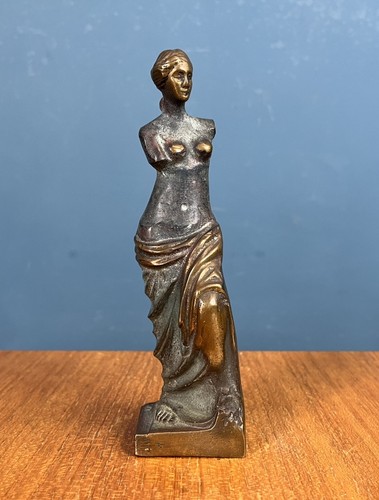 Small vintage bronze statue - vintage,