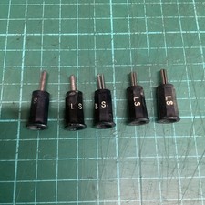 Vintage LS RADIOSPARES Clix/Wander Type Plug - Black - Lot LS1 - 1 Piece