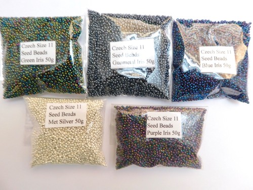 Lot 289 czech seed beads - czech,
