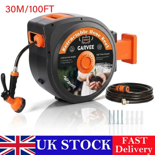 Retractable hose reel - reel,, 30m