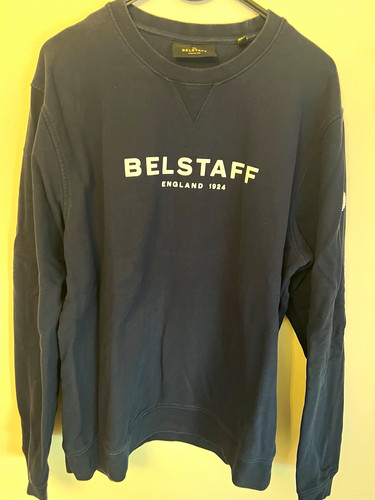 Belstaff men navy logo - men’s,