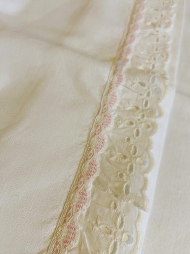 White pink pure cotton - white,