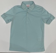 IJP Design Junior Golf Polo Shirt - Size Kids 7-8,  Mint Green