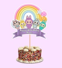 PERSONALISED LABUBU Cake Topper /Cake Decoration Party Non- edible