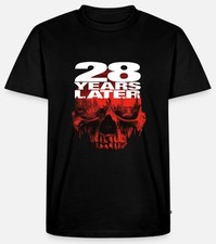28 Years Later Skull v2 Black Mens T-Shirt
