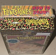 Fred Flintstones How To Draw & A Page Right Out Of History VHS set NEW RARE!!!