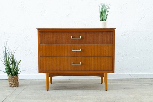 Mid century teak chest 3 - mid, of