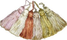 BEAD TOP KEY TASSELS, ASSORTED