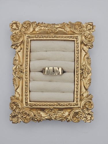 9ct yellow gold mum - yellow, ring