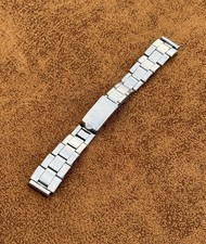 Vintage Rolex watch bracelet - riveted stretch - Rare - 19mm - Good Condition