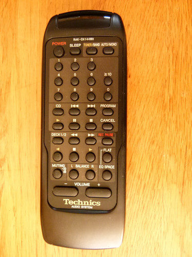 Technics rak ch144wh remote - technics, rak-ch144wh
