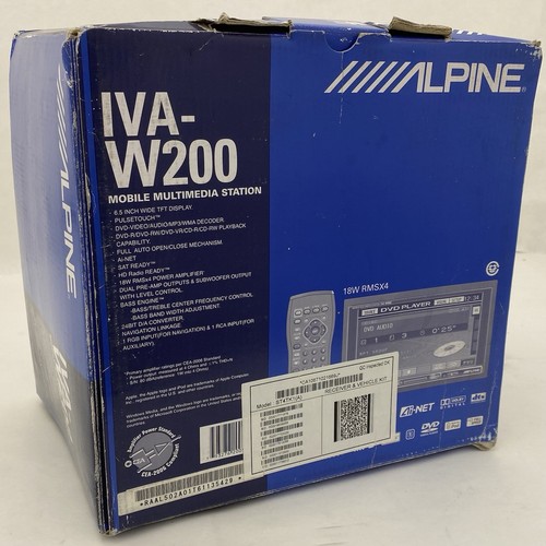 Alpine iva w200 - double, in