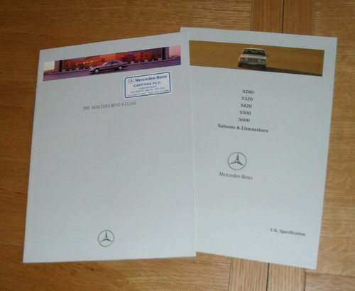 Mercedes class w140 brochure - mercedes, s