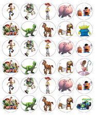 Toy Story x 30 Cupcake Toppers