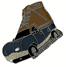 MIND YOUR STEP SAFETY SOLE MATE BOOT MOBILE 1.5"  Amazon Peccy Employee Pin