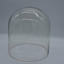 Vintage Medium Clear Glass Cloche Dome No Base