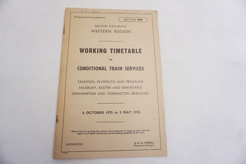 1976 western region railway - region,