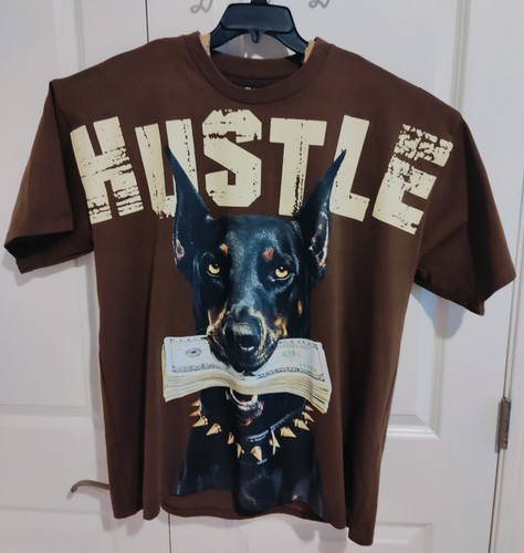 Doberman tshirt brown - doberman,