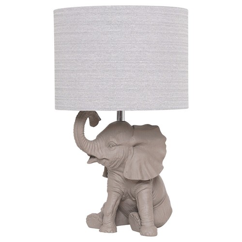 Table lamp grey resin - table,