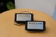 Vintage 1970s Gibson USA Tarback Super Humbucker Pickup Set in Chrome