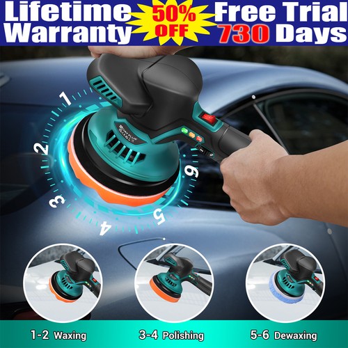Dual action car - car, polishing