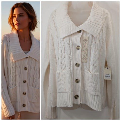 New chunky cable knit - xl,