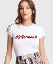 Womens Kellermans T-Shirt Music Holiday 80s Movie Retro Gift Fancy Dress Dirty