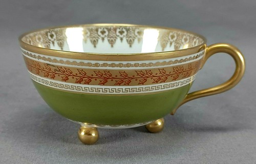 Haviland limoges red leaves - limoges,