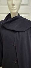 Vintage Feminella For Liberty Wool And Cashmere Scarf Coat Size 16.