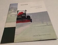 HAYTER Professional Mowers Range - Condor Osprey Hawk etc Original 1992 Brochure