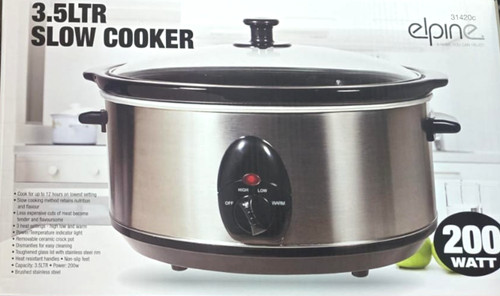 Electric slow cooker - 3.5l,