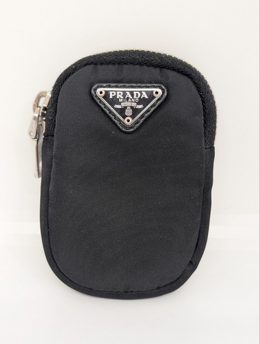 Prada nylon mini pouch with - re-nylon,
