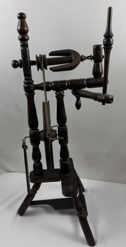 Antique wooden spinning - wooden, wheel