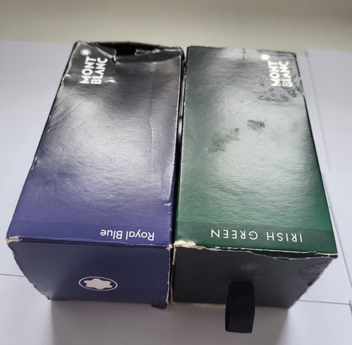 Montblanc empty ink - x, boxes