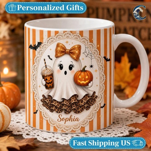Personalized cute ghost name - ghost,
