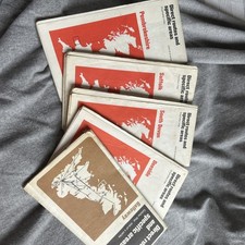 5 vintage Maps 1960s/70s