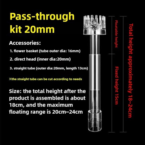 Transparent aquarium skimmer - transparent,