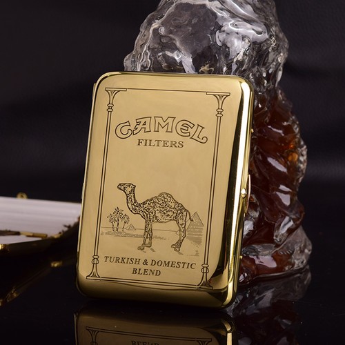 Metal cigarette case hold - cigarette,