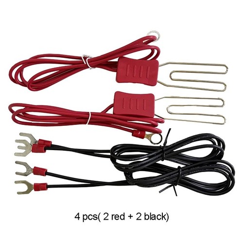 Electric fence energiser - electric, leads