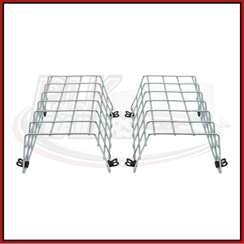 Pair wire mesh - lamp, guards