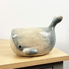 *IMPERFECT* Modern Living Room Ornaments Whale Sculpture Nautical Bathroom Decor