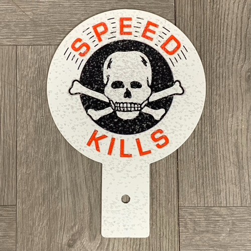Speed kills license plate - speed,