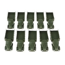 10pcs Green Armored Vehicles