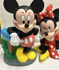 Disney Vintage Mickey Mouse Minnie Mouse Collectible Money Boxes